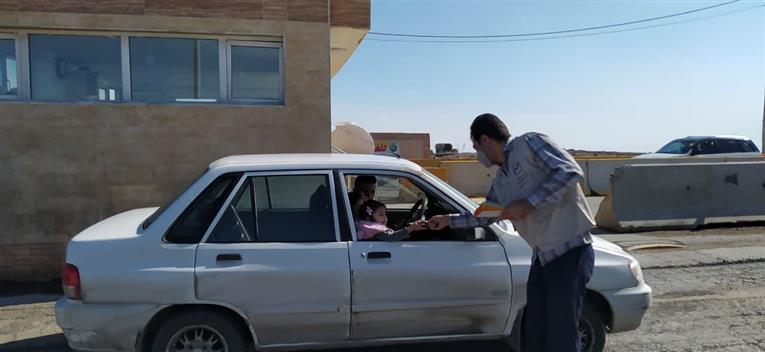 گزارش تصویری از میز خدمت اداره کل استاندارد آذربایجان غربی در مبادی ورودی شهر برای استقبال از مسافران نوروزی